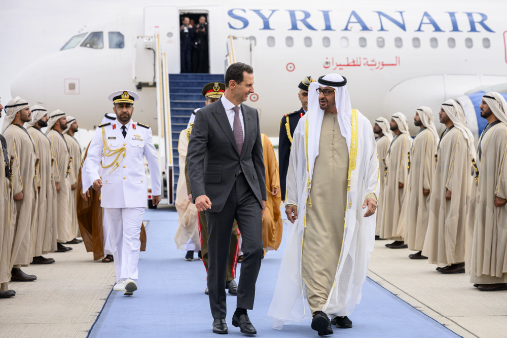 Sheikh Mohammed received Assad