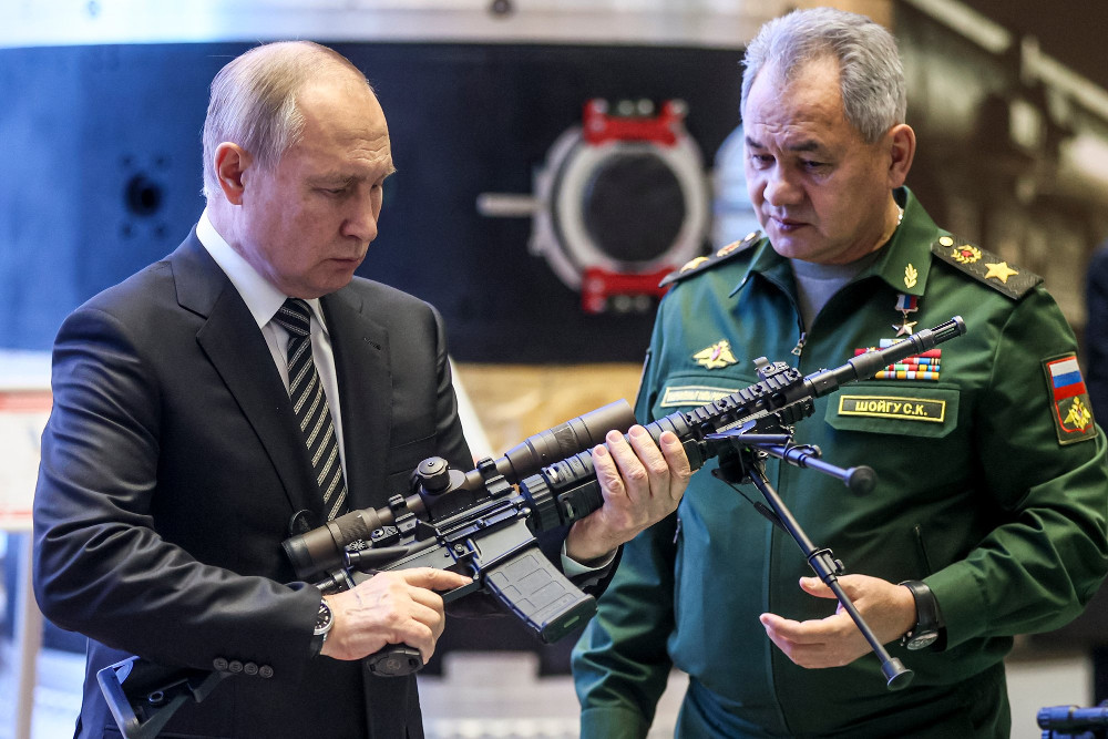 Putin with a rifle
