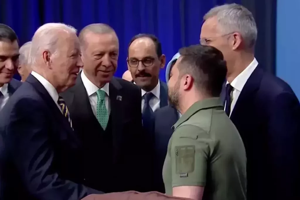 Erdogan and Zelensky in Vilnius